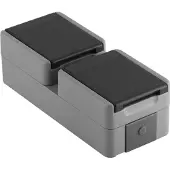 TEM Serie Fontana Steckdose SET Schutzkontakt DOUBLE VERTI