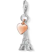 Thomas Sabo Charm-Anhänger Eiffelturm mit Herz