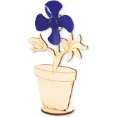 Solexpert SOL-EXPERT Bausatz, Solar-Blume "Blauer Enzian"