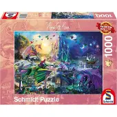 Schmidt Puzzle Nacht Drachenrennen 1000 Teile