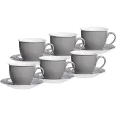 Ritzenhoff & Breker Milchkaffee Tassen mit Untertassen Doppio