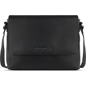 Bugatti Umhängetasche Schultertasche Bella Shoulder Bag With Flap Black schwarz