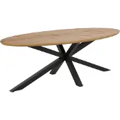 Ebuy24 Heaven Esstisch 100x220cm Wild Eiche Nachbildung.