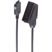 Shiverpeaks BS77393 Kabeladapter Samsung Scart Schwarz