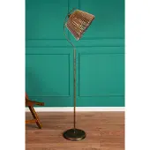 Opviq , Cone Floor, Stehlampen, Antiquierung, Metall, 30 x 30 x 165 cm