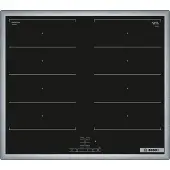 Bosch Serie 4 NXX645CB5E, Schwarz, Integriert, 60 cm, Zonen-Induktionskochfeld, Glaskeramik, 4 Zone(n)