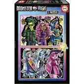 Educa - Puzzleset 2x100 Teile | Monster High. Puzzle für Kinder ab 6 Jahren, Puz