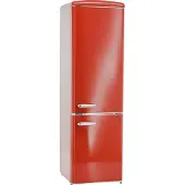 Exquisit Retrokühlschrank RKGC250-70-H-160E rot | Standgerät | 244 l Volumen | rot