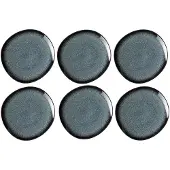 Villeroy & boch Gebäckteller Lave Gris 17 cm (6er-Set)