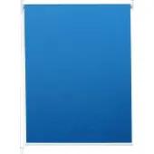 Mendler Rollo MCW-D52, Fensterrollo Seitenzugrollo Jalousie, Sonnenschutz Verdunkelung blickdicht 90x160cm blau
