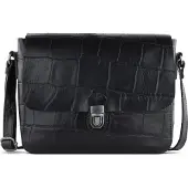 Bugatti Schultertasche Umhängetasche Shoulderbag Black schwarz