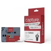 Capture Tape Black on Blue 24mm