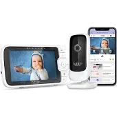 Hubble Connected Nursery Pal Link Premium, FHSS, Weiß, Tasten, Junge/Mädchen, AC, Akku, AC, Akku