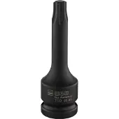 WGB Steckschlüssel Torx 50 - Kraft Steckschlüssel mit 1/2 Zoll vierkant, TX50 schwarz