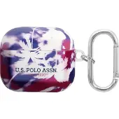 U.s. polo assn. , Cover für Airpods 3 Palm Anti-Schock Silikon, Violett