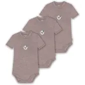 Normani 3er Set Baby Merino Kurzarmbody „Tihoi" - 9315