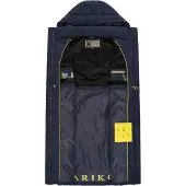MARIKOO Steppweste "Narikaa Damen Winterweste N018", Damen, Gr. XS, blau (navy), Obermaterial: 100% Polyester PES., Westen Steppweste