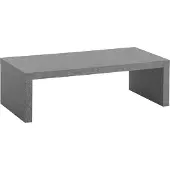Wohnling Couchtisch 110x55x35cm Beton-Optik Grau Rechteckig Design Wohnzimmertisch