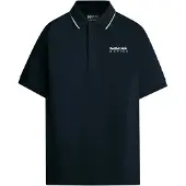 Red Bull Racing Tipped Logo Kurzarm-poloshirt