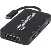 Manhattan Konverter USB 3.1 4-fach HDMI/DisplayPort/VGA/DVI