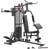 Christopeit Sport Kraftstation "Kraftstation SP 5000" 12 Gewichtsblöcke Butterflystange, Latzug, Ruderfunktion und mehr, max. Benutzergewicht 130 kg, max. Trainingsgewicht 70 kg