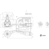 FEBI BILSTEIN Bilstein Spurstangenkopf 184966