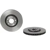 Brembo Bremsscheibe 09.A185.21, vorne, belüftet, hochkarbonisiert, 1 Stück