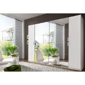 Wimex Dreh-/ Schwebetürenschrank Vito , weiß , Maße (cm): B: 316 H: 208 T: 65.0