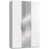 Wimex Drehtürenschrank Level 36A mit Spiegel ca. 150 cm Weiß