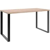 Wimex Home Desk Schreibtisch Eiche Sägerau/Schwarz