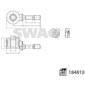 SWAG Koppelstange Stabilisator für VW GOLF II (19E, 1G1) Vorne Links Vorne Rechts 33 10 9580