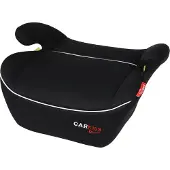 Carpoint I-Size Sitzerhöhung Alex – Entspricht der Norm I-Size R-129 – Für Kinder von 125–150 cm – Abnehmbarer und waschbarer Bezug – Flexible Montage – Schwarz/Weiß
