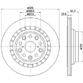 Hella Bremsscheibe PRO 8DD 355 116-941