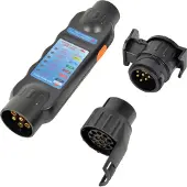 Carpoint Prüfgerät Anhängersteckdose Tester Anhängersteckdose 70438120 ABS (Acrylnitril-Butadien-Styrol-Copolymerisat) Blisterpack