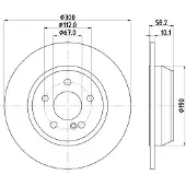 Hella Bremsscheibe PRO HC 8DD 355 126-851