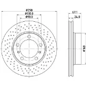 Hella Bremsscheibe PRO HC 8DD 355 126-881