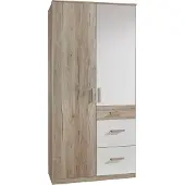 Wimex Kleiderschrank Caja , holzfarben , Maße (cm): B: 90 H: 199 T: 58.0