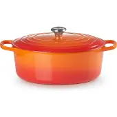 Le Creuset Bräter Signature 33 cm oval Ofenrot 7,5 L
