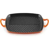 Le Creuset Grillplatte Signature 30 cm Ofenrot