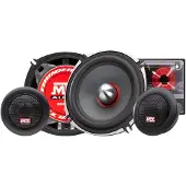 MTX Audio TX650S Lautsprecher Kit 13 cm 2-Wege 80W RMS 4O Aluminiumgehäuse Neodym Hochtöner Seide Kuppelspule TSV TIL