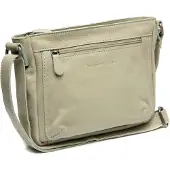 The Chesterfield Brand C48.1372 Leather Shoulder Bag Washed Wax Cow Aston Ocean Green