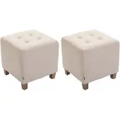 CLP 2er Set Sitzhocker Pharao creme