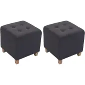 CLP 2er Set Sitzhocker Pharao Dunkelgrau