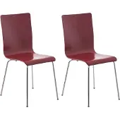 CLP 2er-Set Wartezimmerstuhl PEPE rot