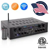 Pyle Bluetooth-Verstärker Karaoke Drahtloser Audio-Verstärker