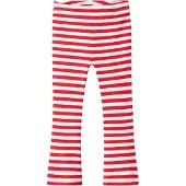 Name it Leggings in Rot/ Weiß - 104