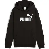Puma Kapuzenpullover - Schwarz m. Weiß - - 7-8 Jahre (122-128) - Kapuzenpullover