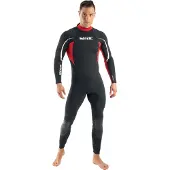 Seac Sub Neoprenanzug - Relax Man 2, 2 mm - Schwarz/Rot - - S - Small - Neoprenanzüge