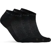 Craft Socke Core Dry Shaftless Sock 3-Pack Black Unisex-Schuhgröße 40 - 42