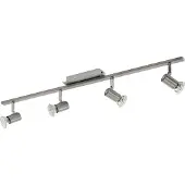 Eglo ROTTELO Spot - L78 x B7 cm - nickel-matt, chrom - 4X4,6W inkl. - IP20